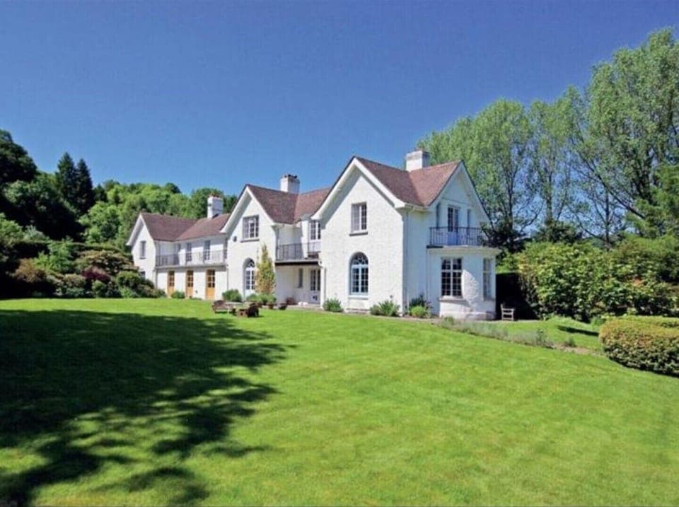 Abernant House as seen from the garden