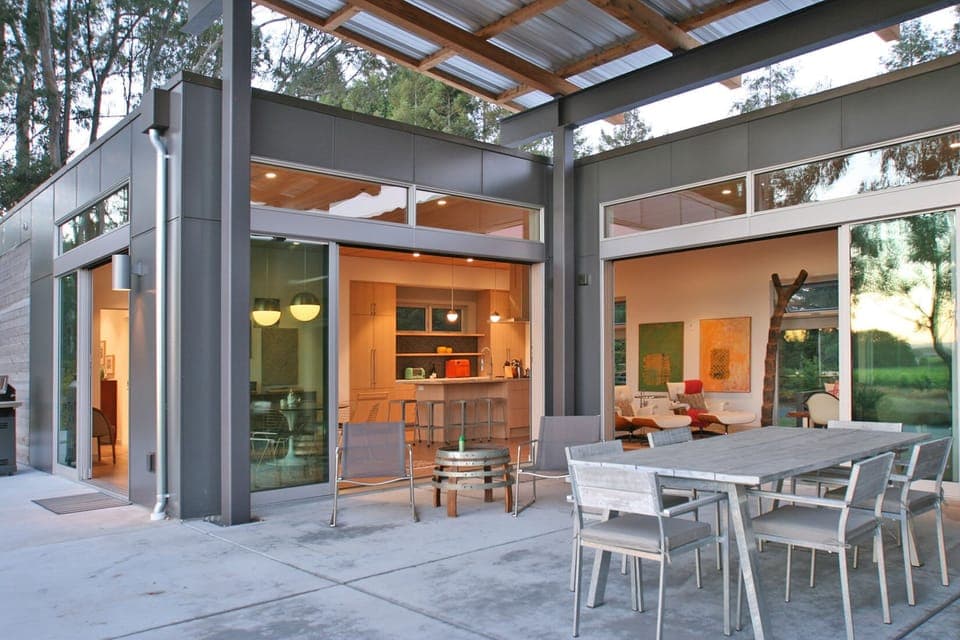Indoor - Outdoor Living Overlooking acres of Pinot Noir