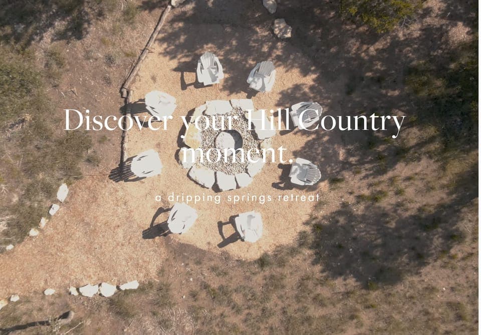Stroll along the trails and make s’mores around camp fires while gazing the TX.