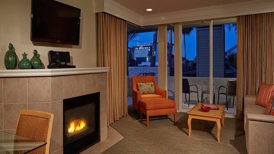Stunning living room with ocean views 