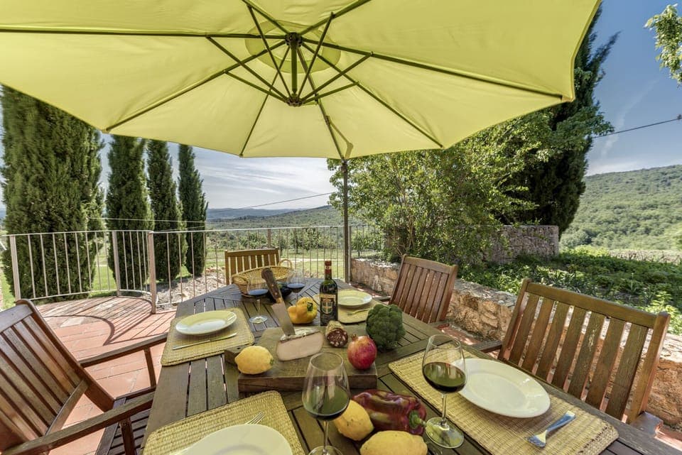  private terrace with a beautiful view