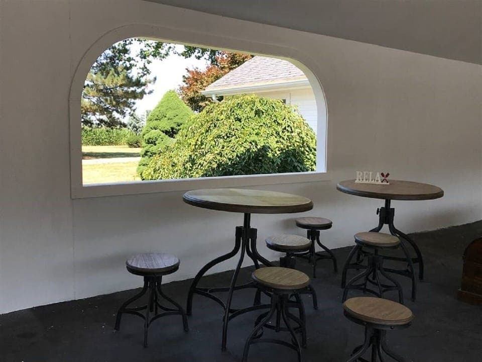Great views of the sun setting in the Courtyard: a common area.