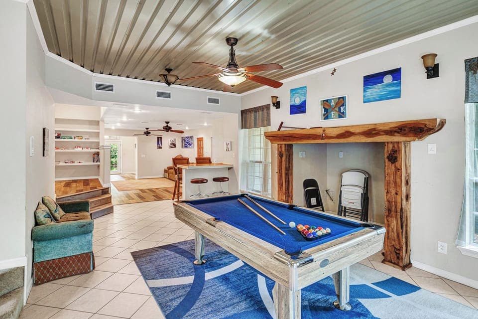 1 of 2 pool tables at this property!