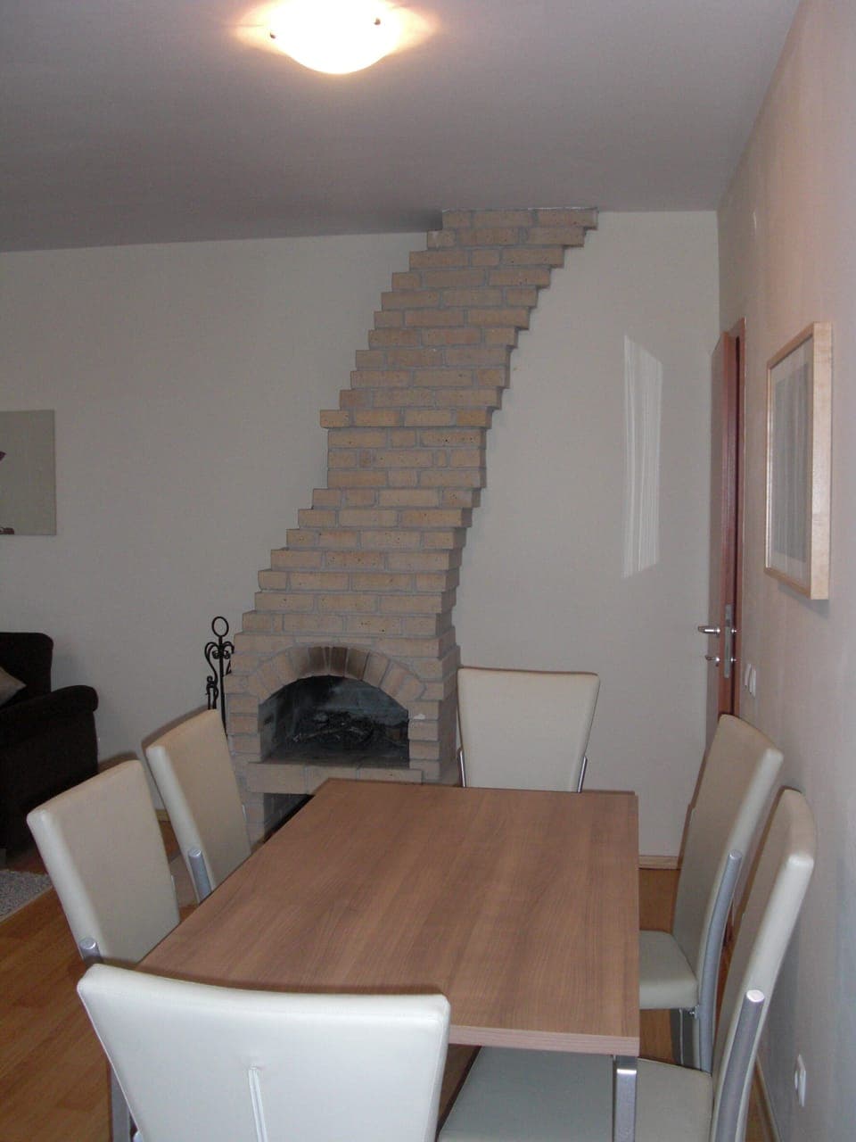 Dining Room with Open Fire