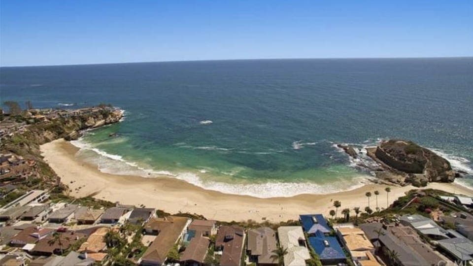 Aerial Photo of community’s private Beach 