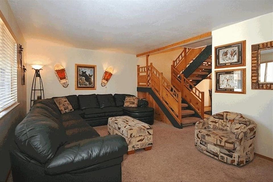 Cozy living room from entry