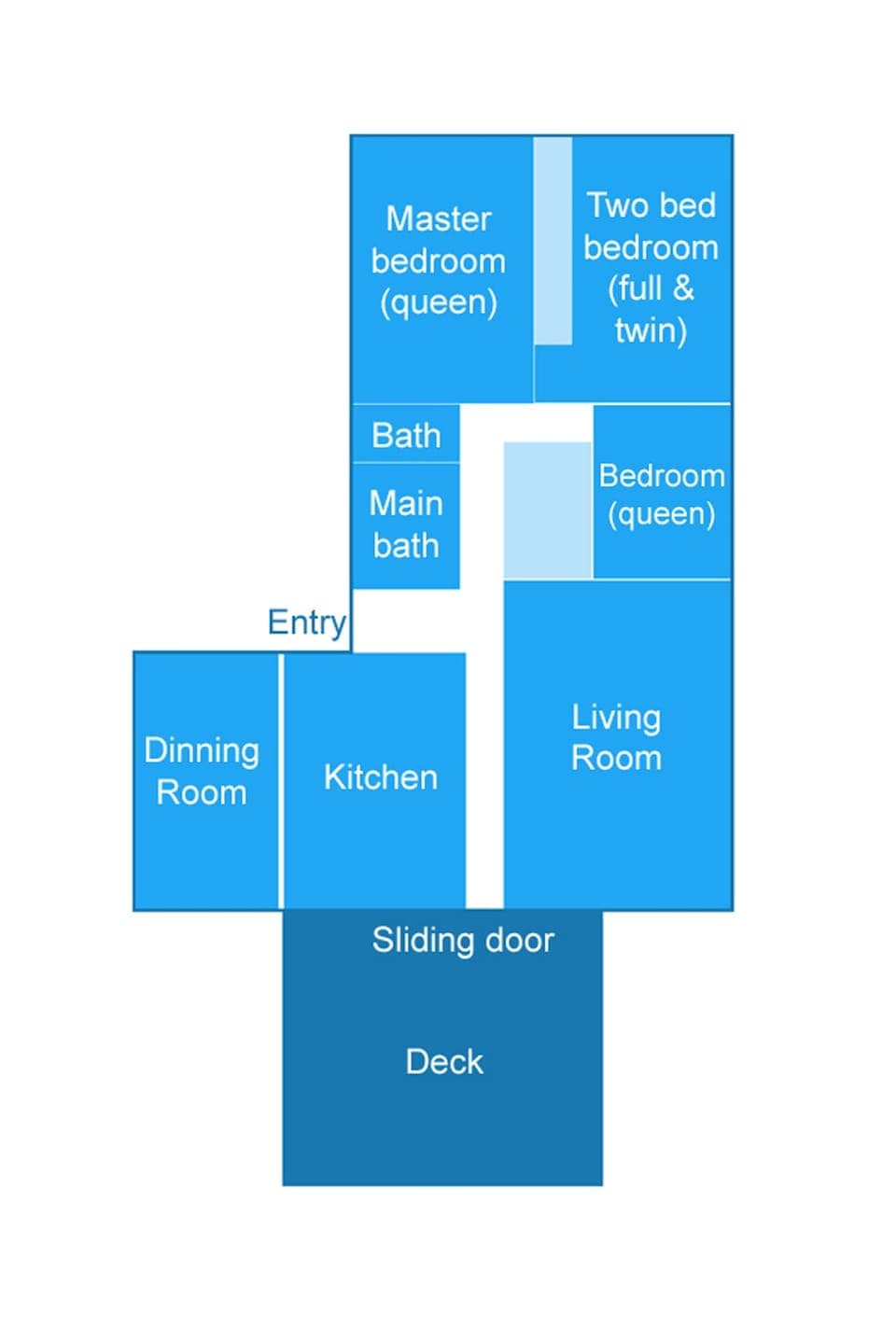 Floor plan is not to exact scale