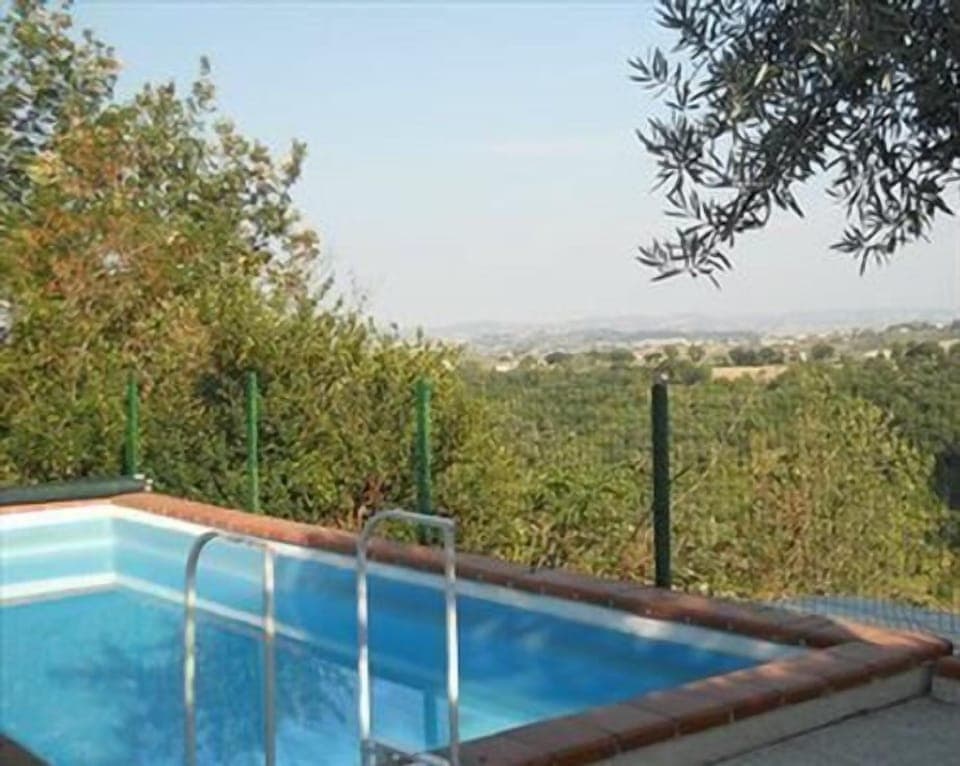spectacular view from swimming pool You can see the Majella mountains