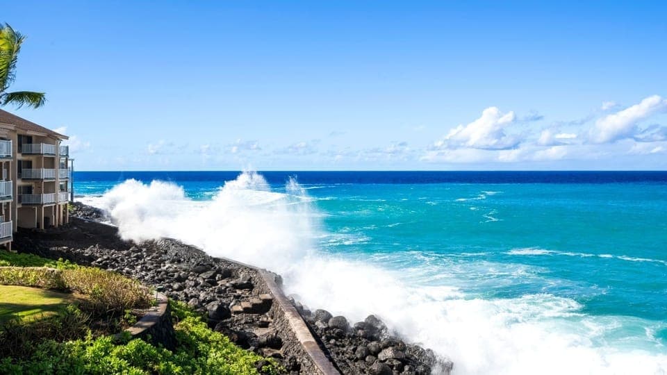 Sea Village is an ocean front complex, short walk to town