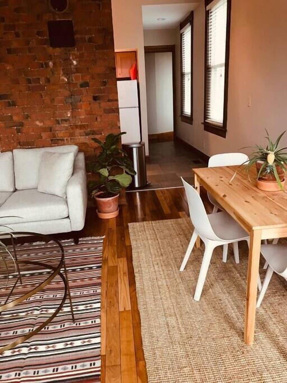 Dining Table and Living Room