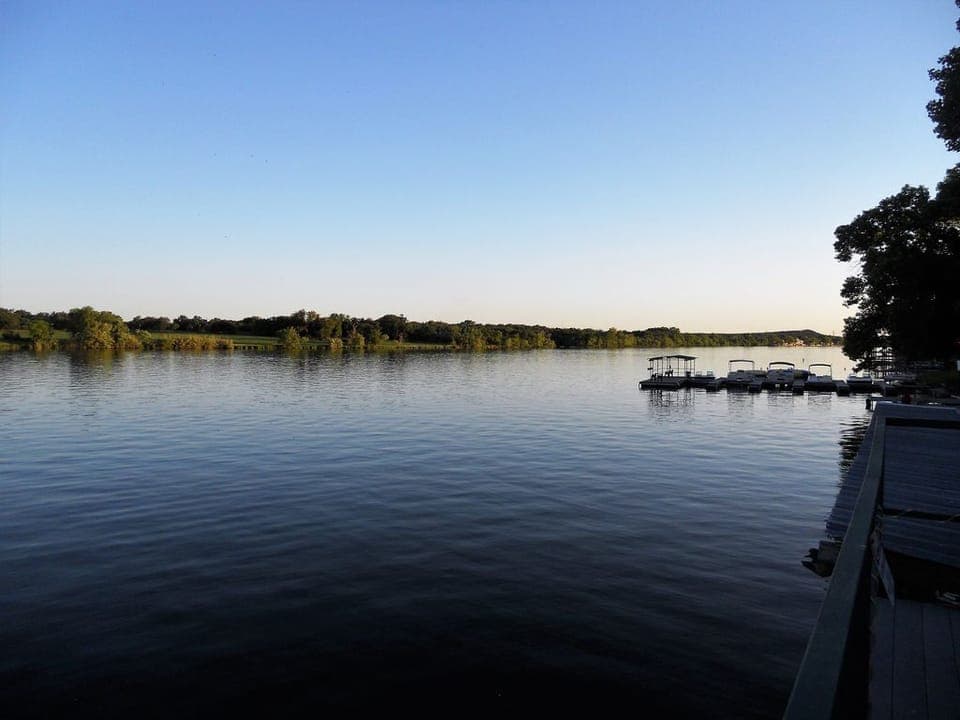View of Lake LBJ from the waterfront