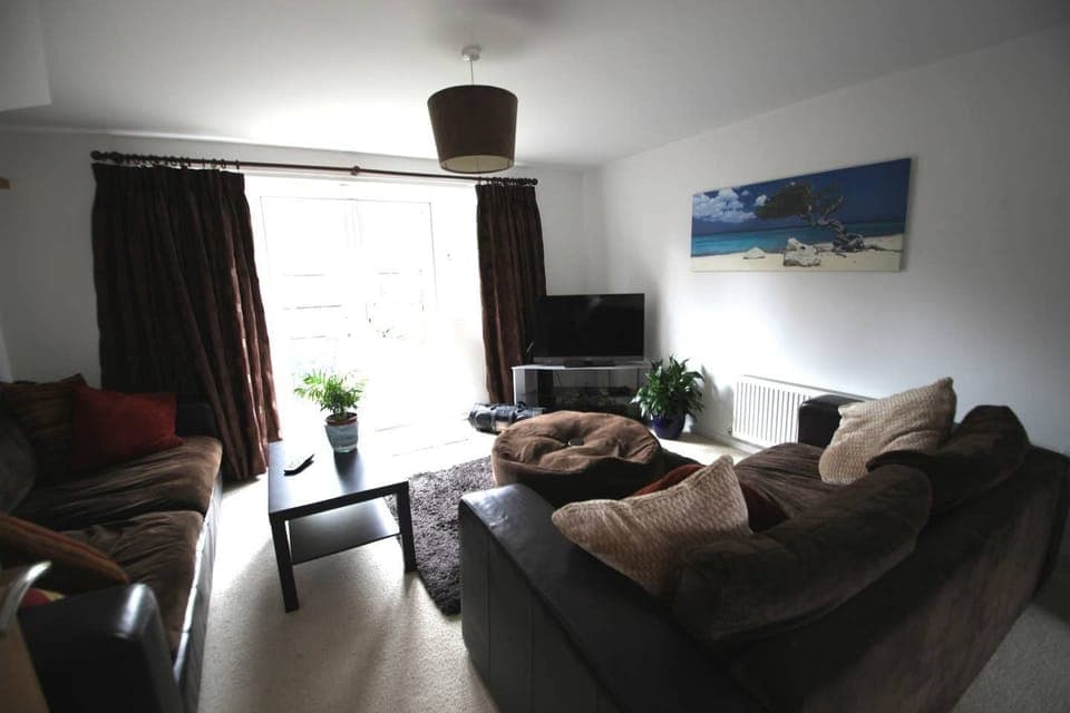 Living room overlooking garden