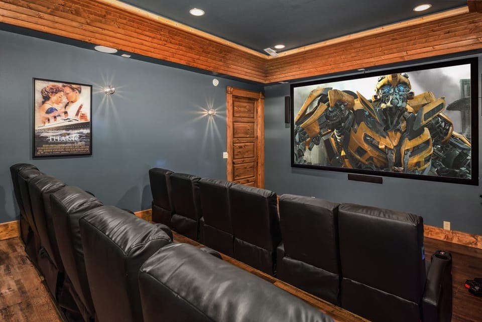 Grand Mountain Getaway Theater Room