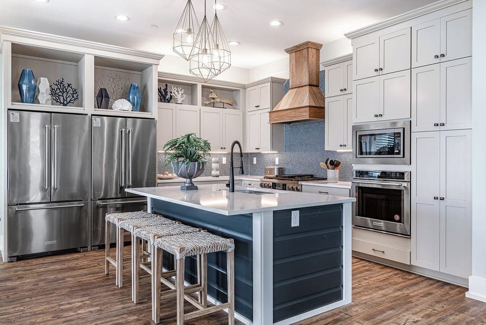 2nd Floor - Double Refrigerators in the Spacious Kitchen