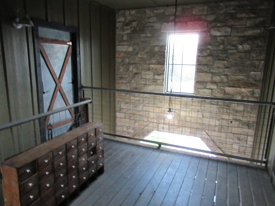 2nd story landing in front of bunk room