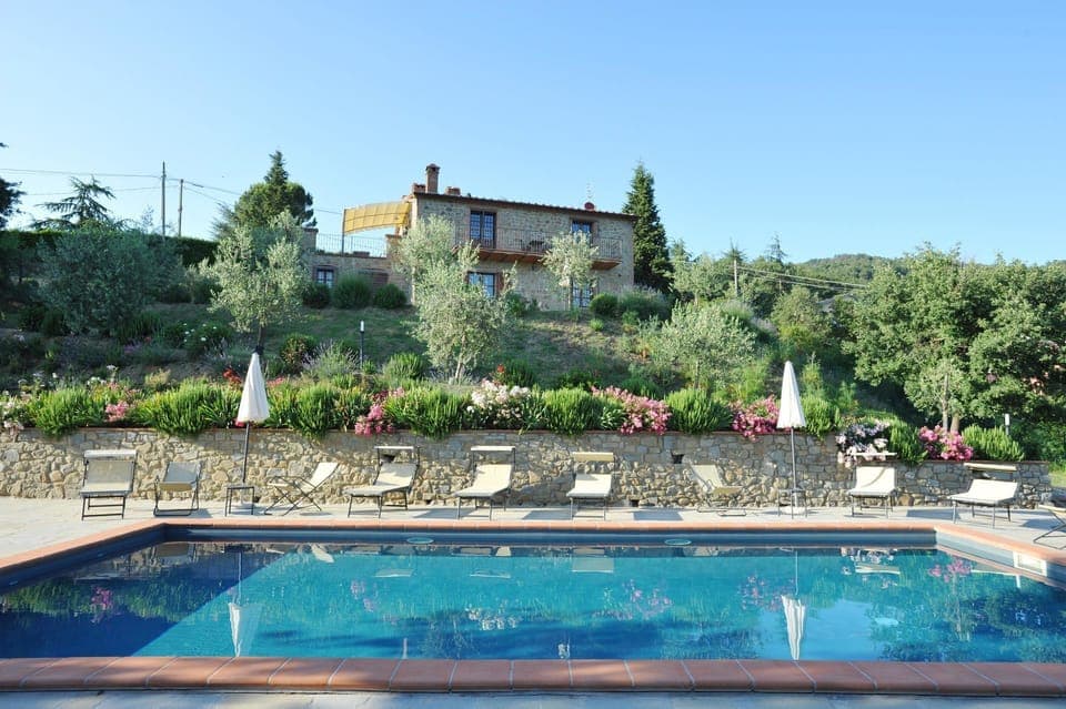 Swimming pool and outdoor view