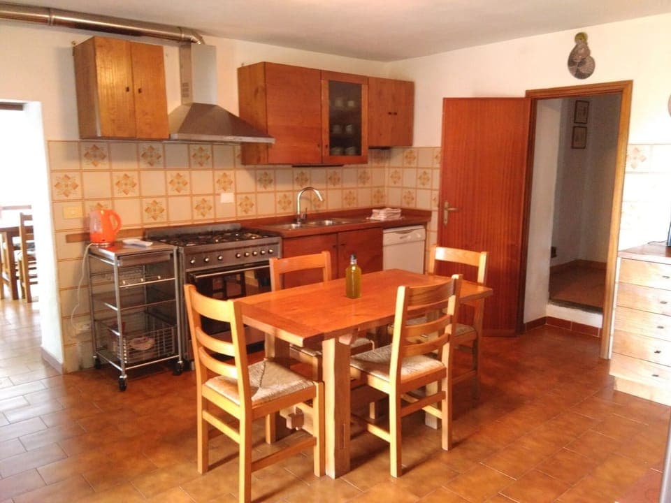 la cuisine au rez-de-chaussée