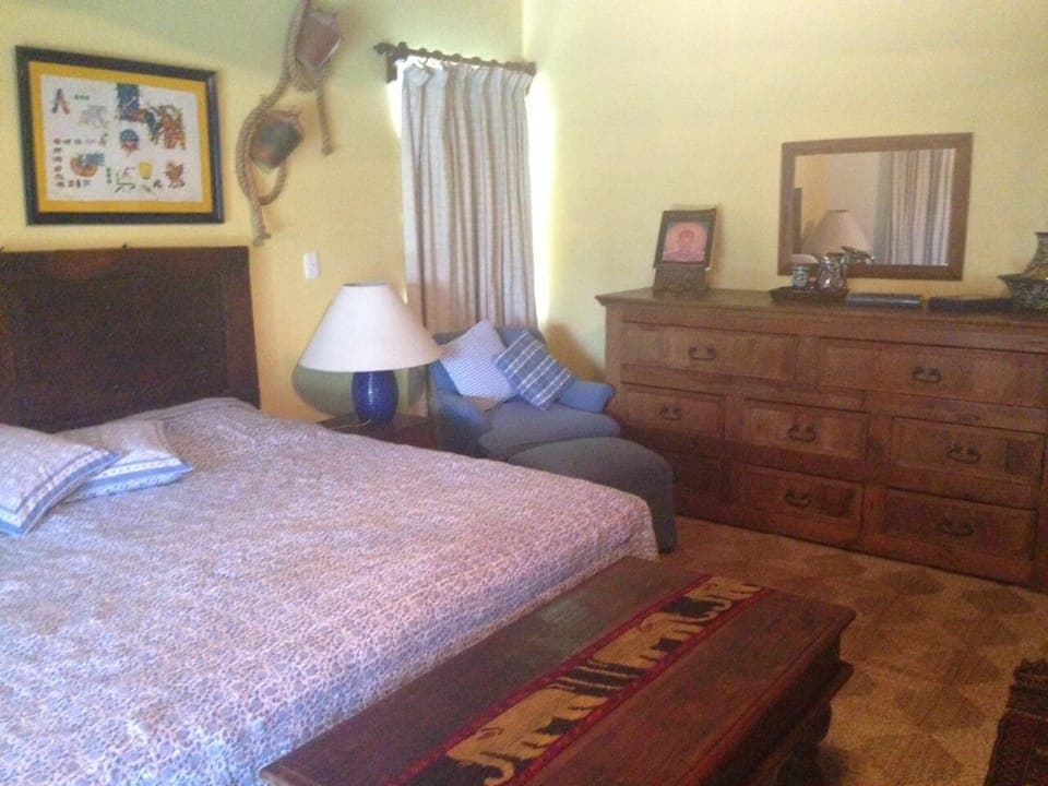 another view of the yellow  bedroom