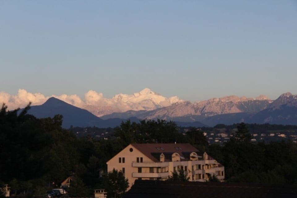Sunset view from the balcony