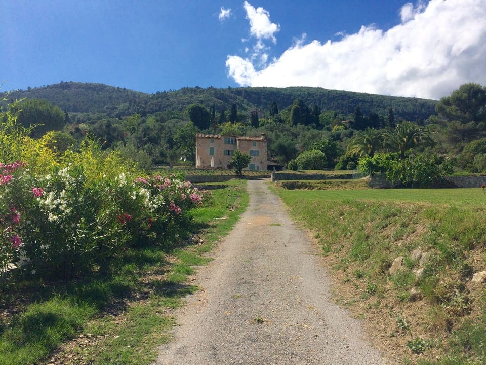 View of the Mas from the gate