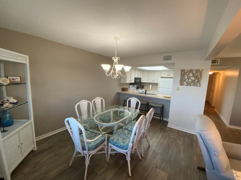 View from Dining Room to Kitchen