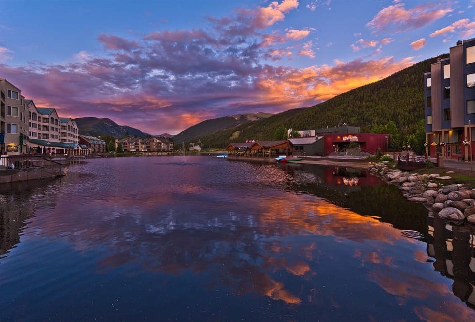 Keystone Lake in Lakeside Village, Keystone Resort