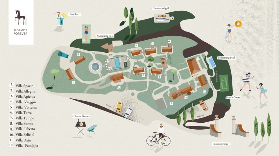 TUSCANY FOREVER RESIDENCE VILLA IV VIAGGIO FIRST FLOOR APARTMENT 