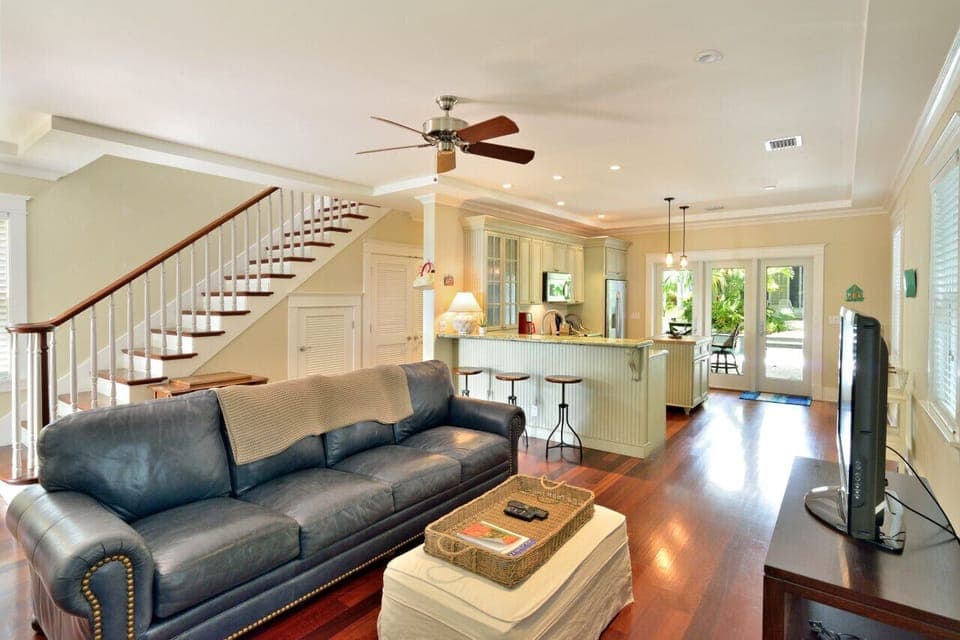 Main Home Open Concept Kitchen and Living Area