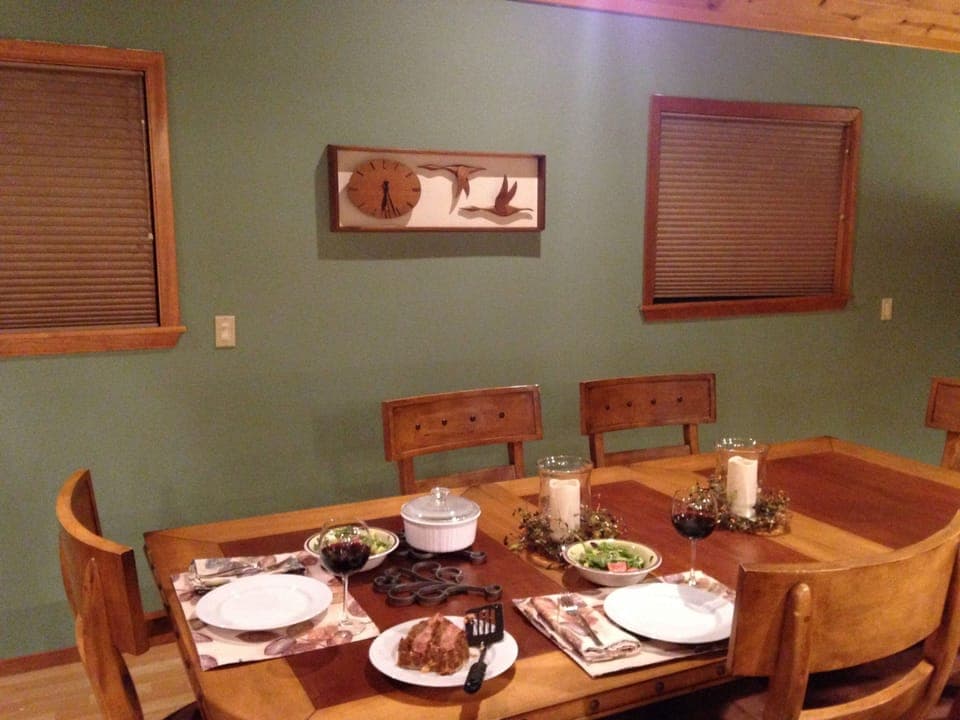 Dining Room Table. Homemade meatloaf not included(: 