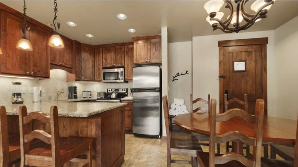 Kitchen, dining