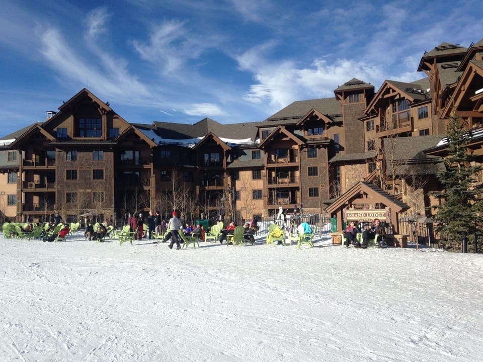 Grand Lodge on Peak 7 - view from lift area
