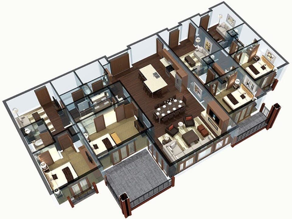 our balcony placement is slightly different