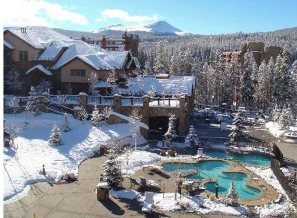 BEAUTIFUL VIEW OF ONE OF THE HEATED POOL AREAS 