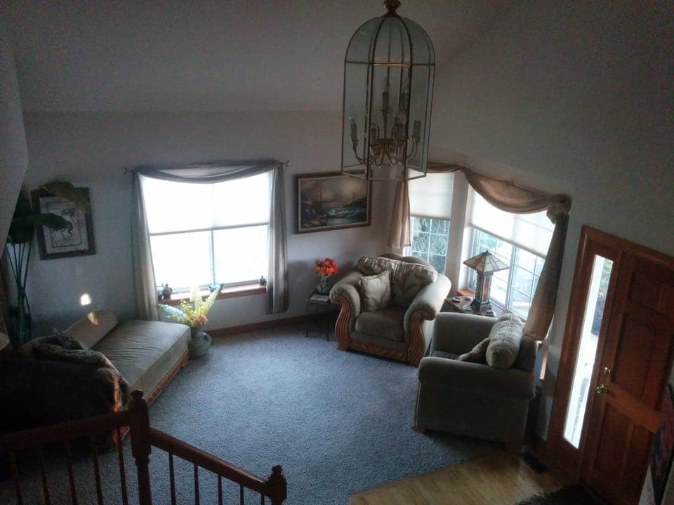 The living room