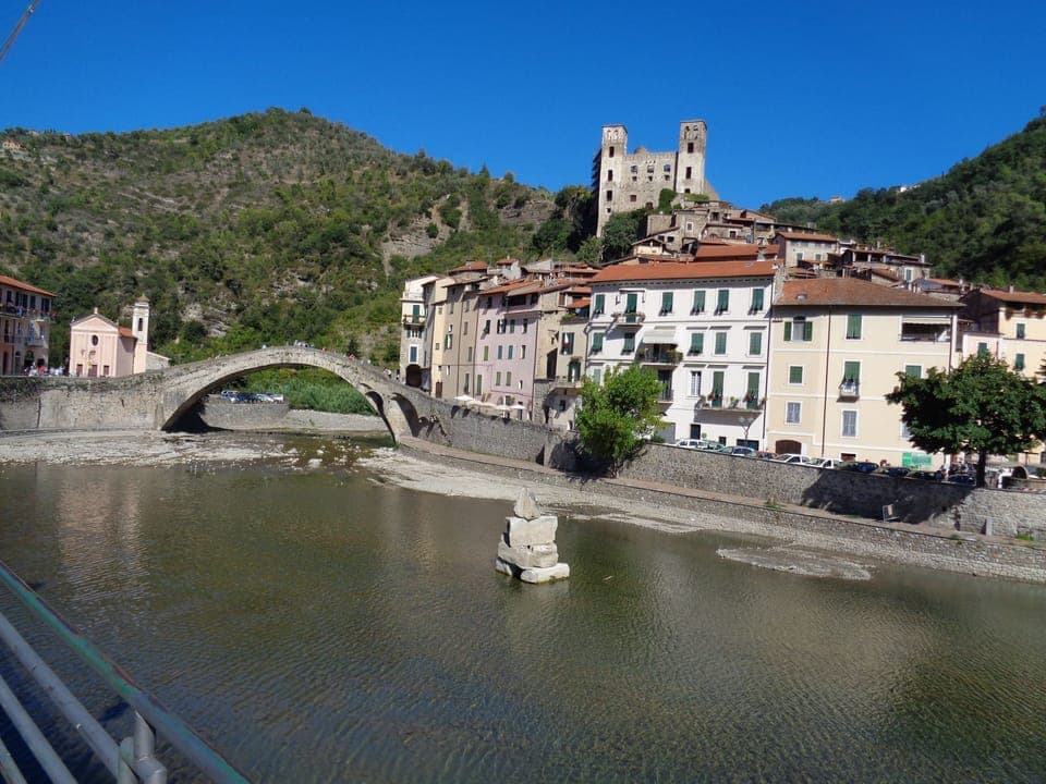 Dolceacqua one of several medieval villages in the Nervia valley
