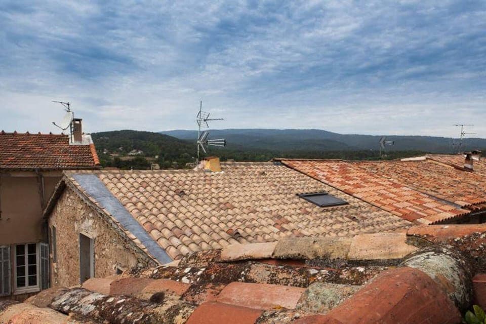 View the surrounding hills from the terrace