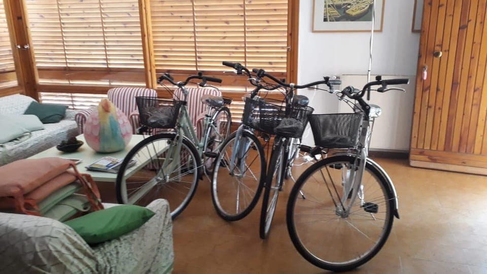 Biciclette a disposizione dei clienti