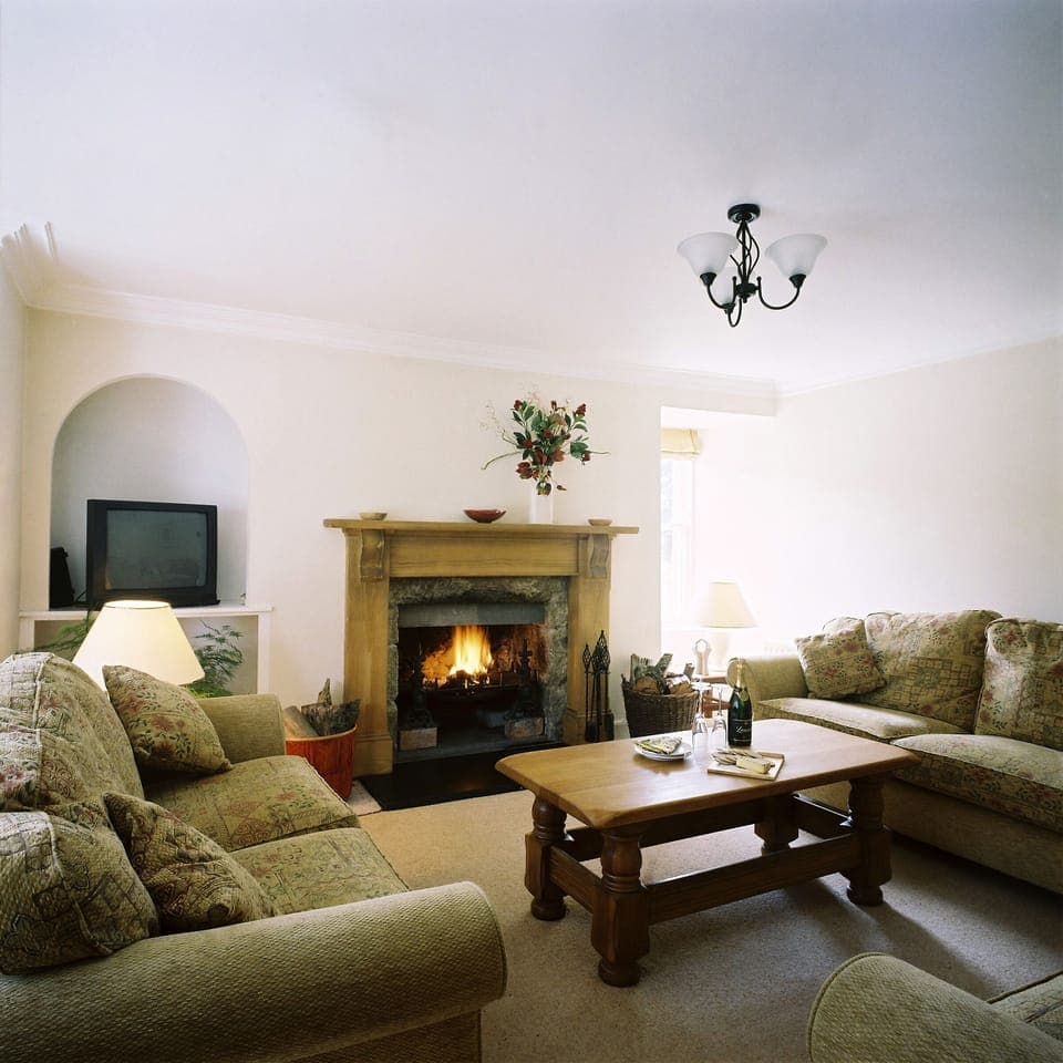 Lounge with open fire