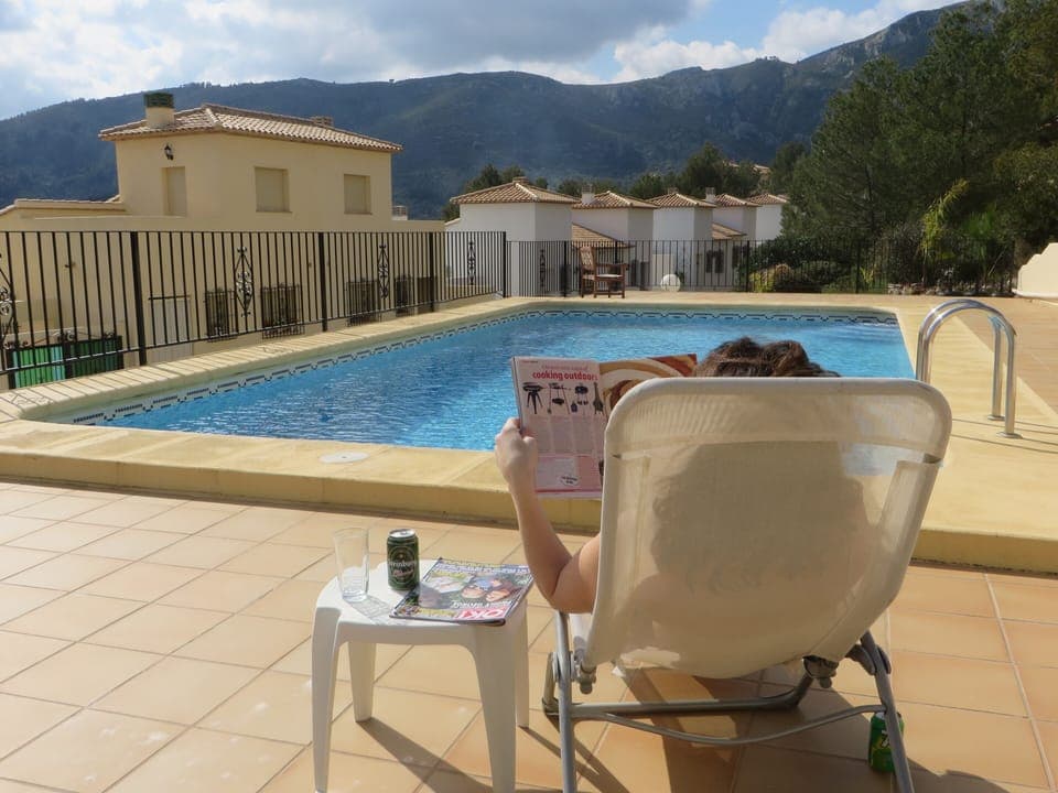 That could be you in the sun lounger!