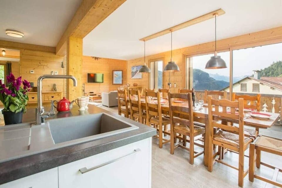 Open plan living space