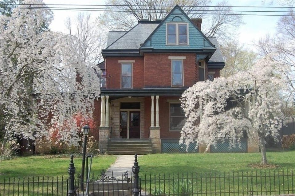 McDowell Studio is the entire top floor of this handsome c.1890 house. 