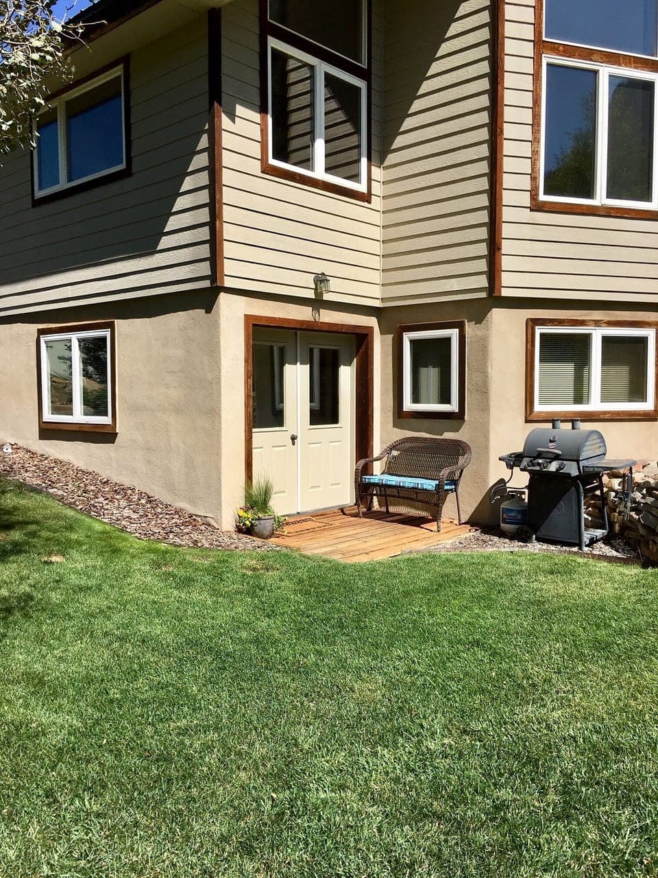 Outside private entrance
