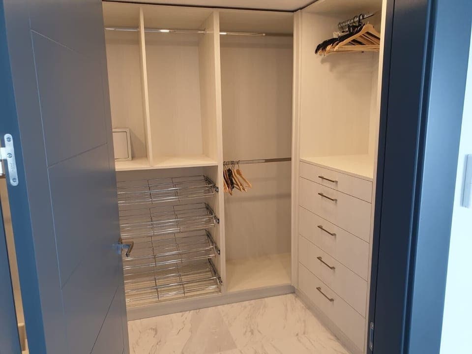Master suite walk in wardrobe 