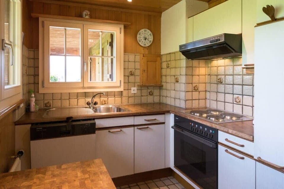 A well equipped and comfortable kitchen