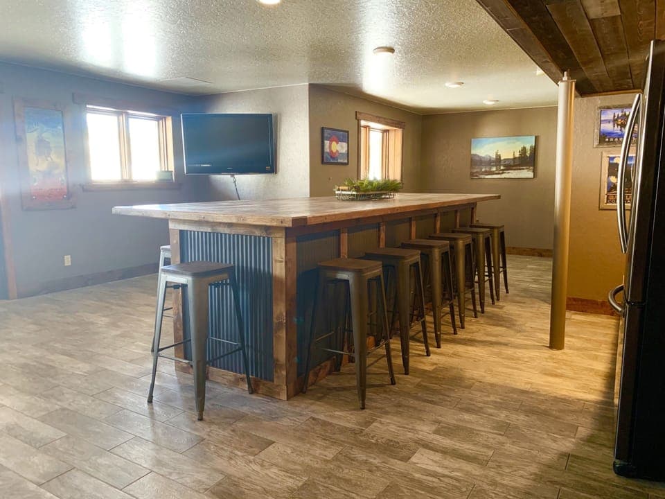 Garden Level Basement Bar