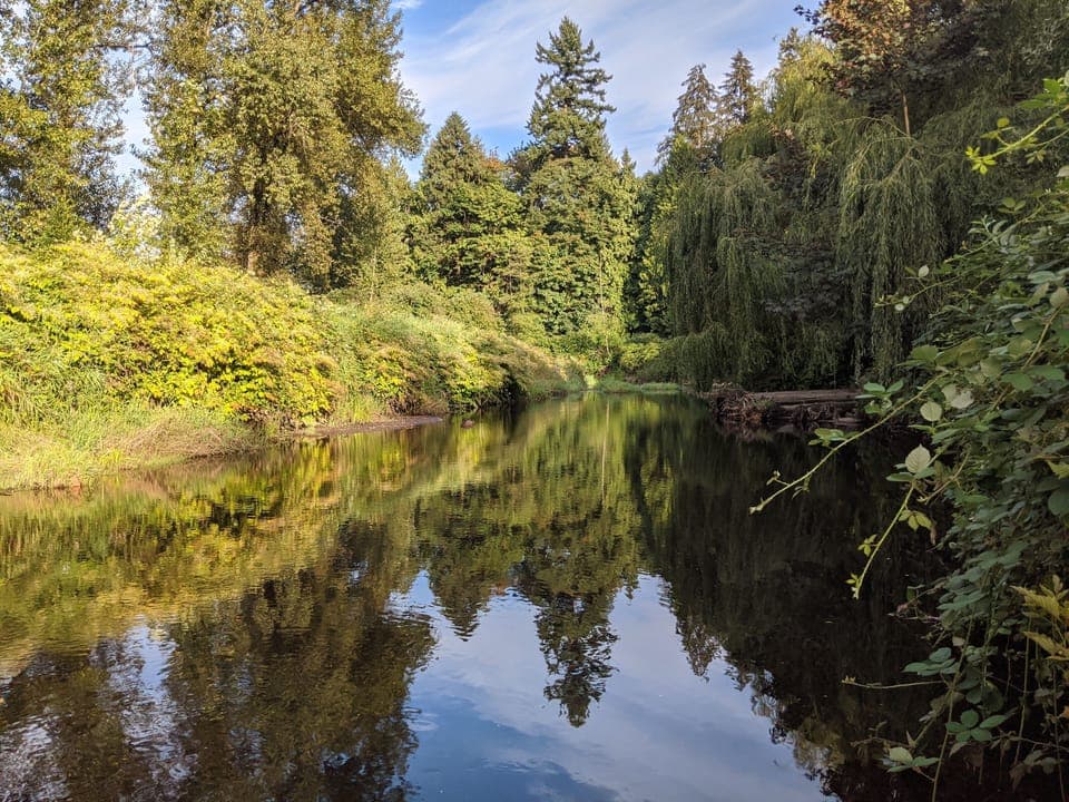 Walking and running trails nearby.