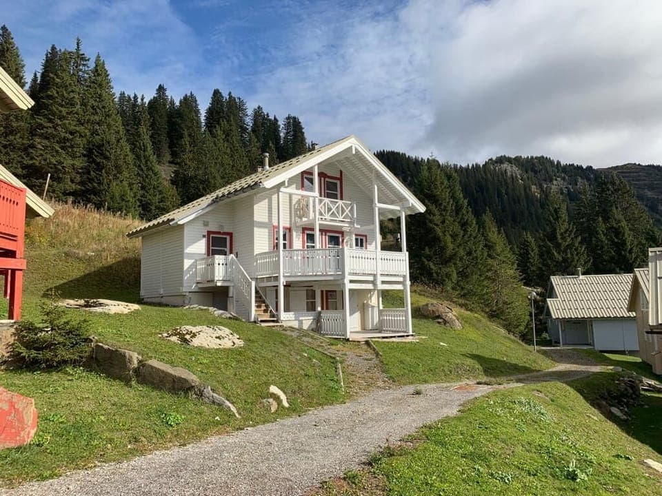 "Chalet Blanc" in summer