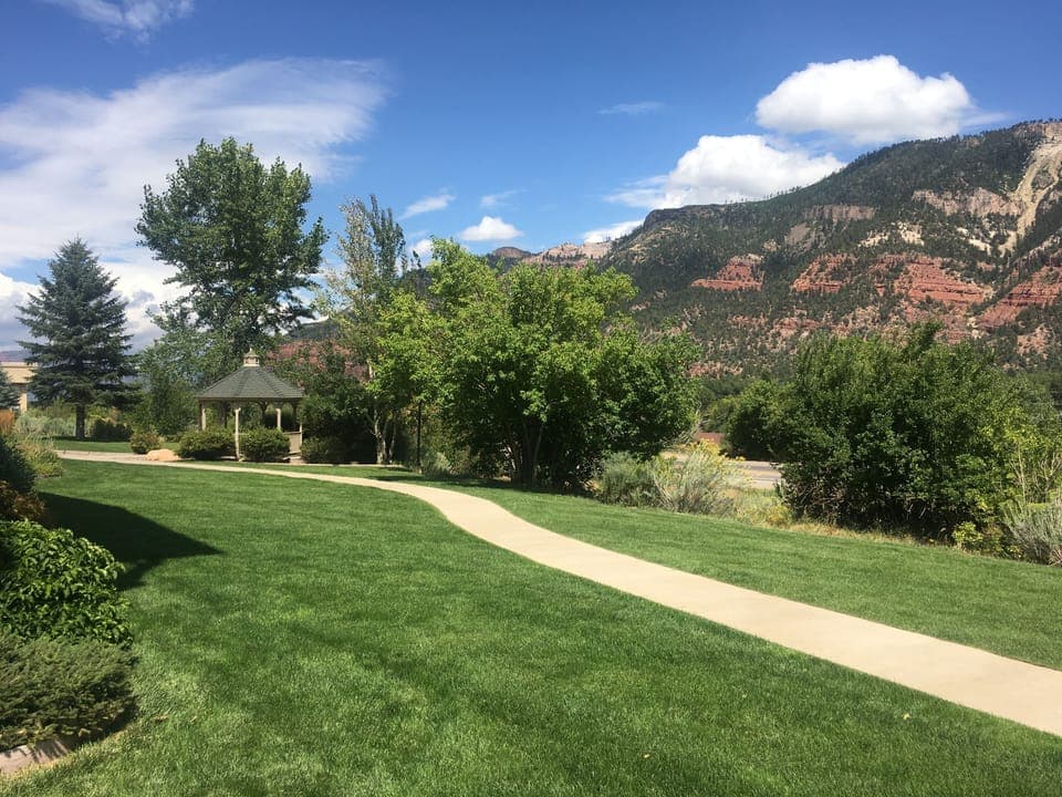 Beautiful view outside your window, walk to the gazebo or enjoy the scenery!