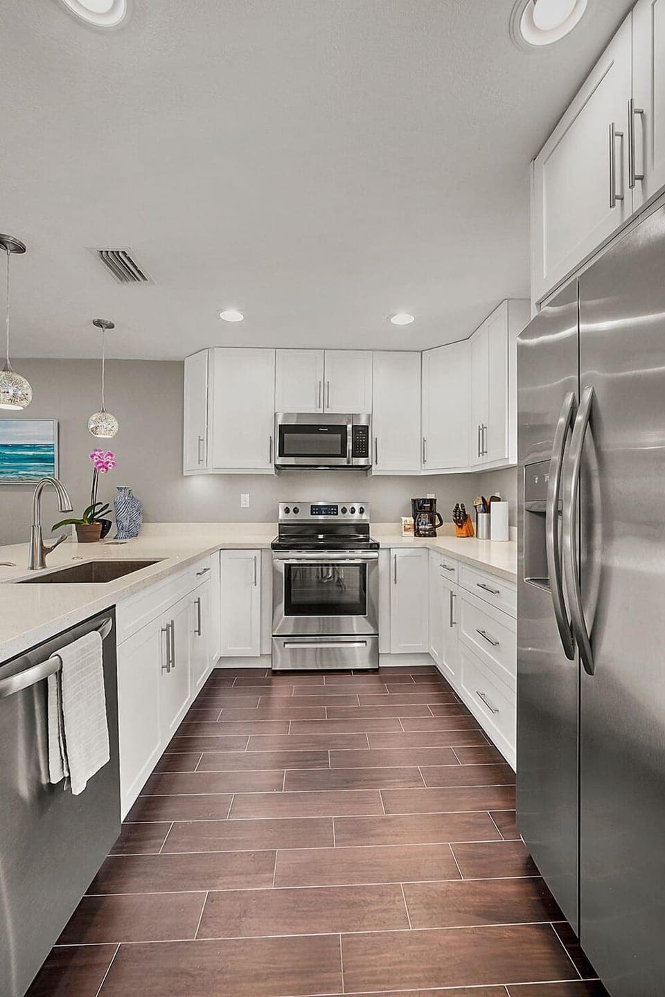 Open, Fully Appointed Kitchen