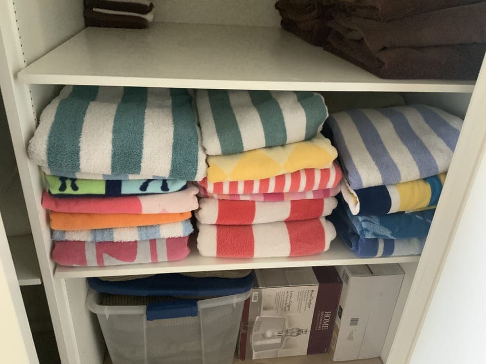 Lots of beach towels
